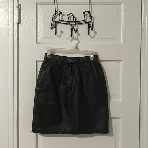 Leather Skirt - Picture 2 of 6